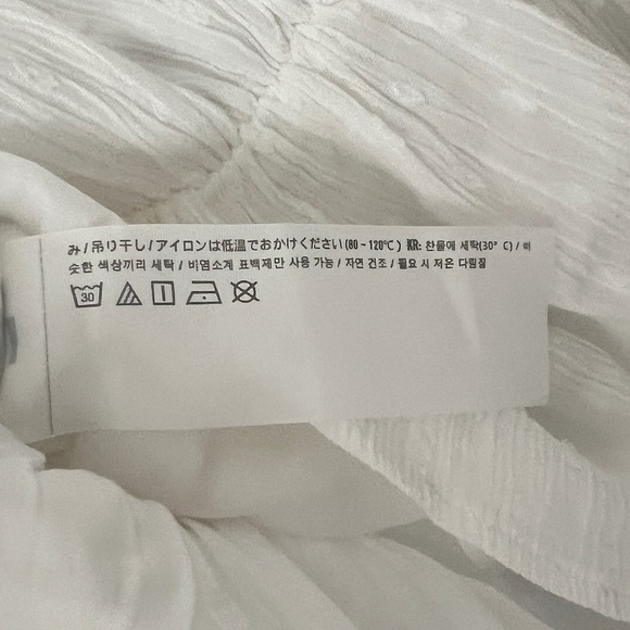 Abercrombie & Fitch Short-Sleeve Flutter Sleeve Top White Size XS NWT - Picture 7 of 9